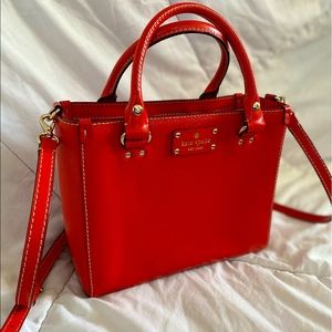 Kate spade candy apple red.